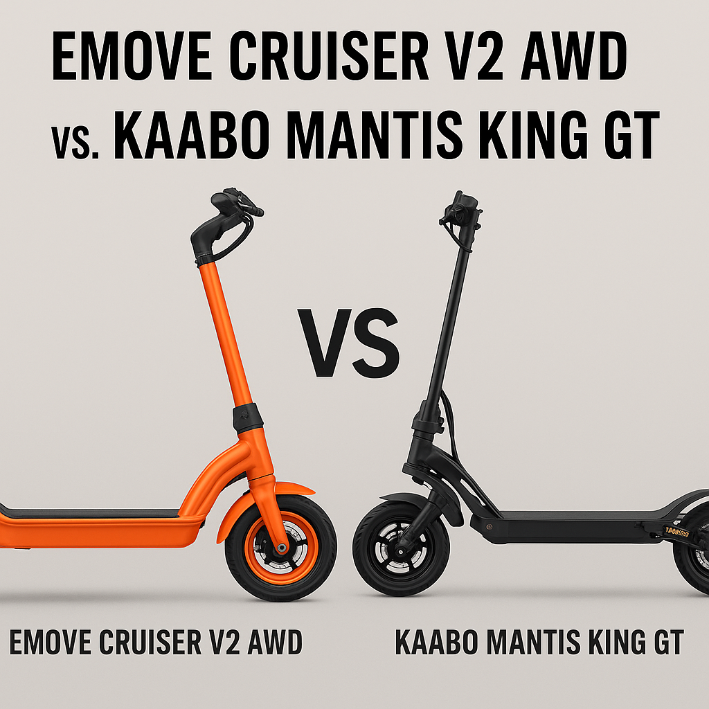 EMOVE Cruiser V2 AWD vs Mantis King GT: The Ultimate Showdown on Performance Electric Scooters