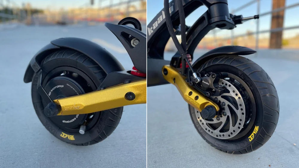 Mantis King GT electric scooter with PMT tires, credit: Kinetic PEV