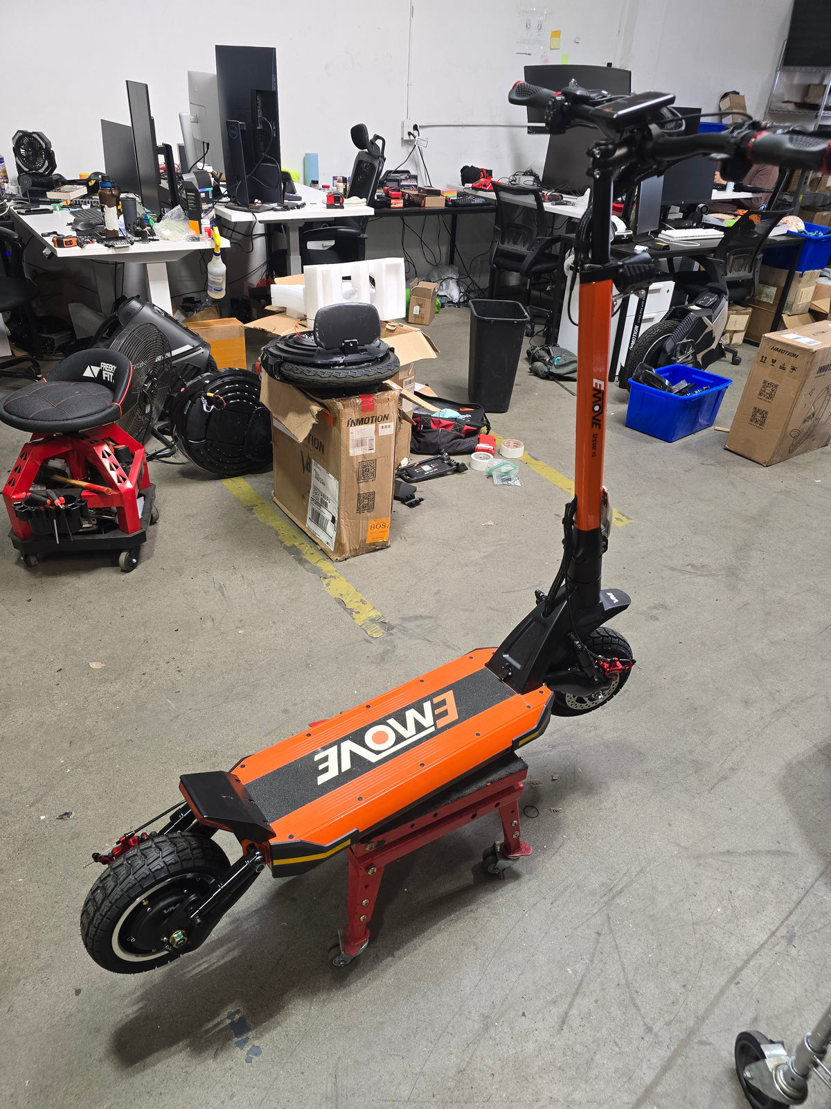 Open Box — EMOVE Cruiser V2 – 52V and 60V Quad Suspension 62-Mile Long-Range Electric Scooter - EMOVE Orange / 52V Single Motor (Unit OB-0036) — 1000033565.jpg