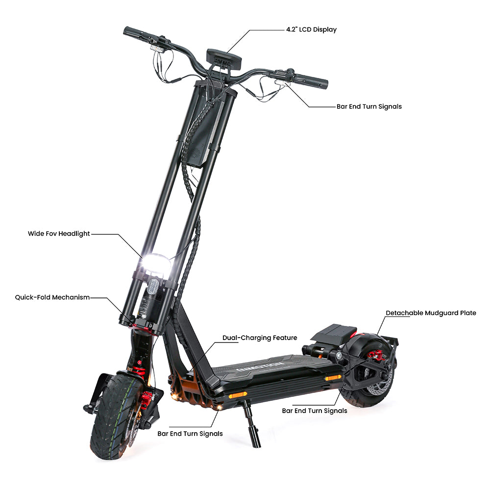 Inmotion RS Midnight 2.0 60 MPH Dual Motor Electric Scooter