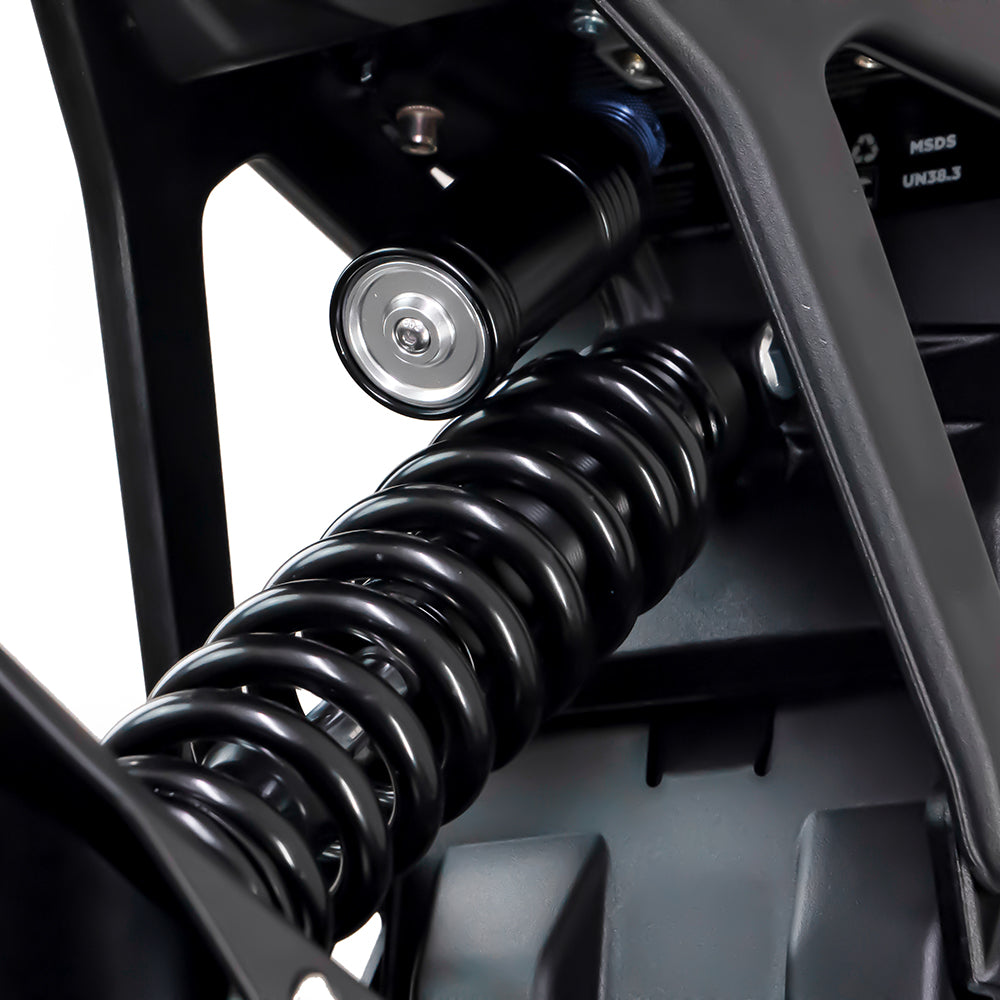 Rear suspension coil-over shock absorber for E Ride Pro SS