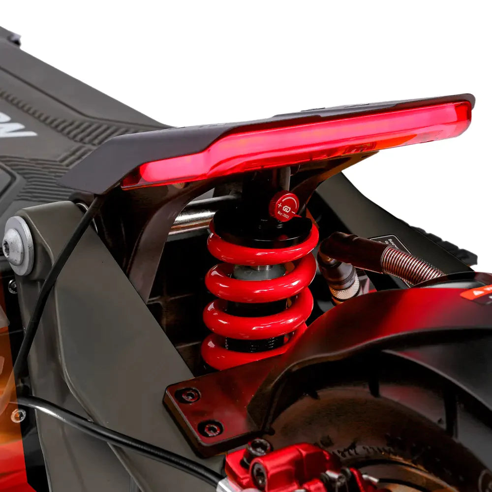 Inmotion RS Midnight Electric Scooter - Rear Suspension View