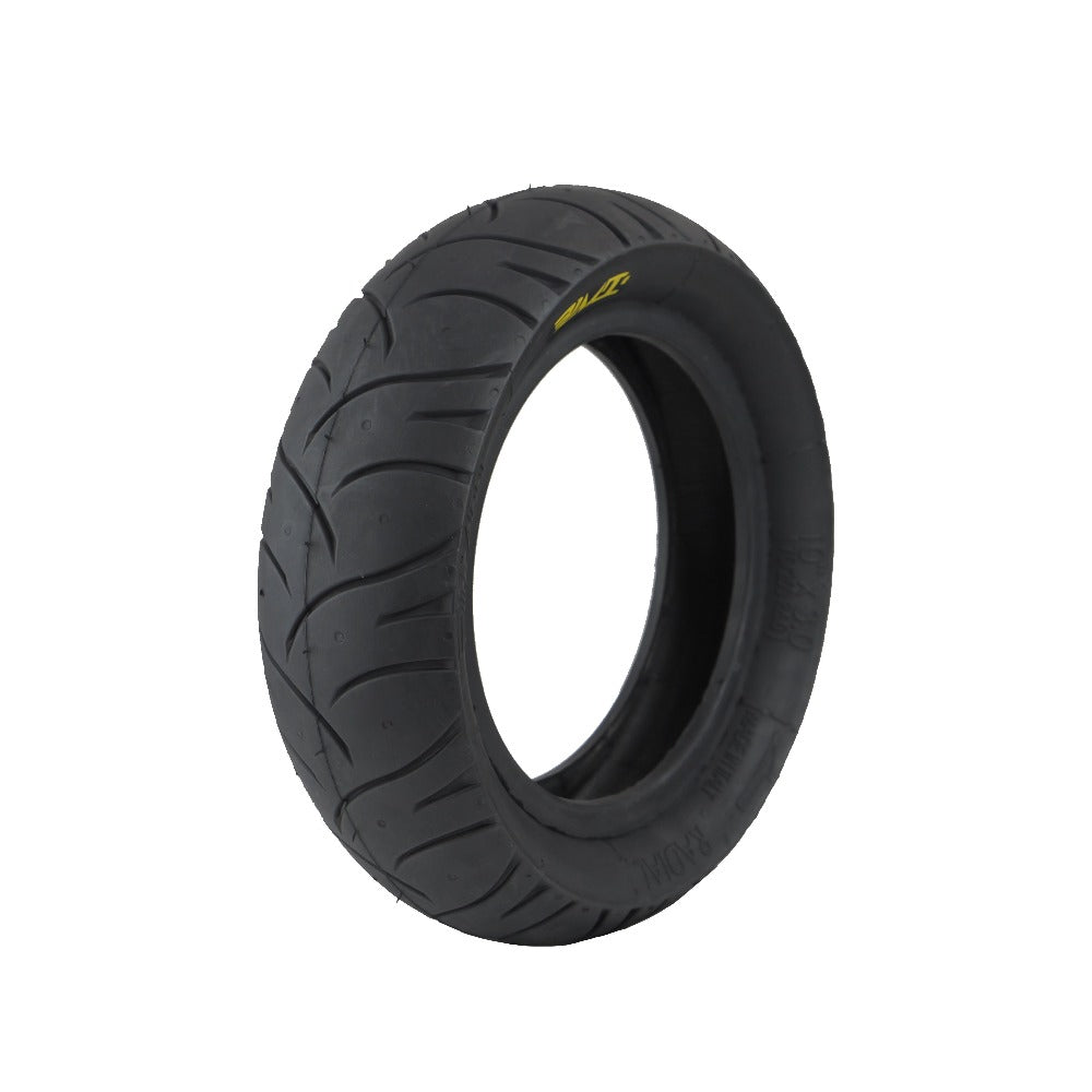 E-Fire 10" X 3.0 PMT Tires Corner View - pmt tires for electric scooter racing