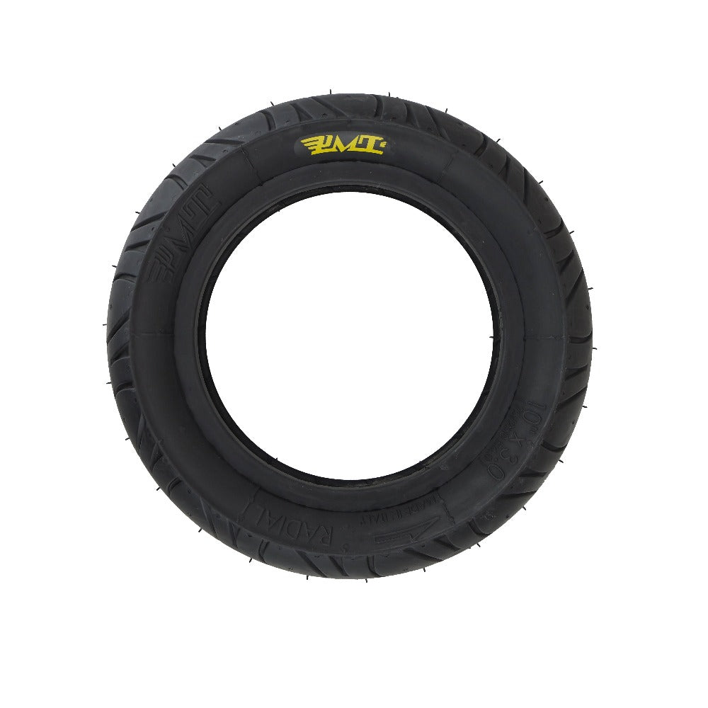 E-Fire 10" X 3.0 PMT Tires Side View - pmt tires for electric scooter racing