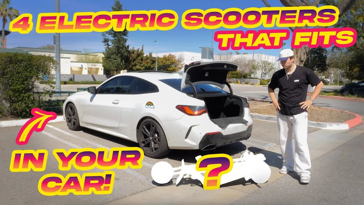 Can an Electric Scooter Fit in a Car? Tips For Sedans, Coupes + SUVs