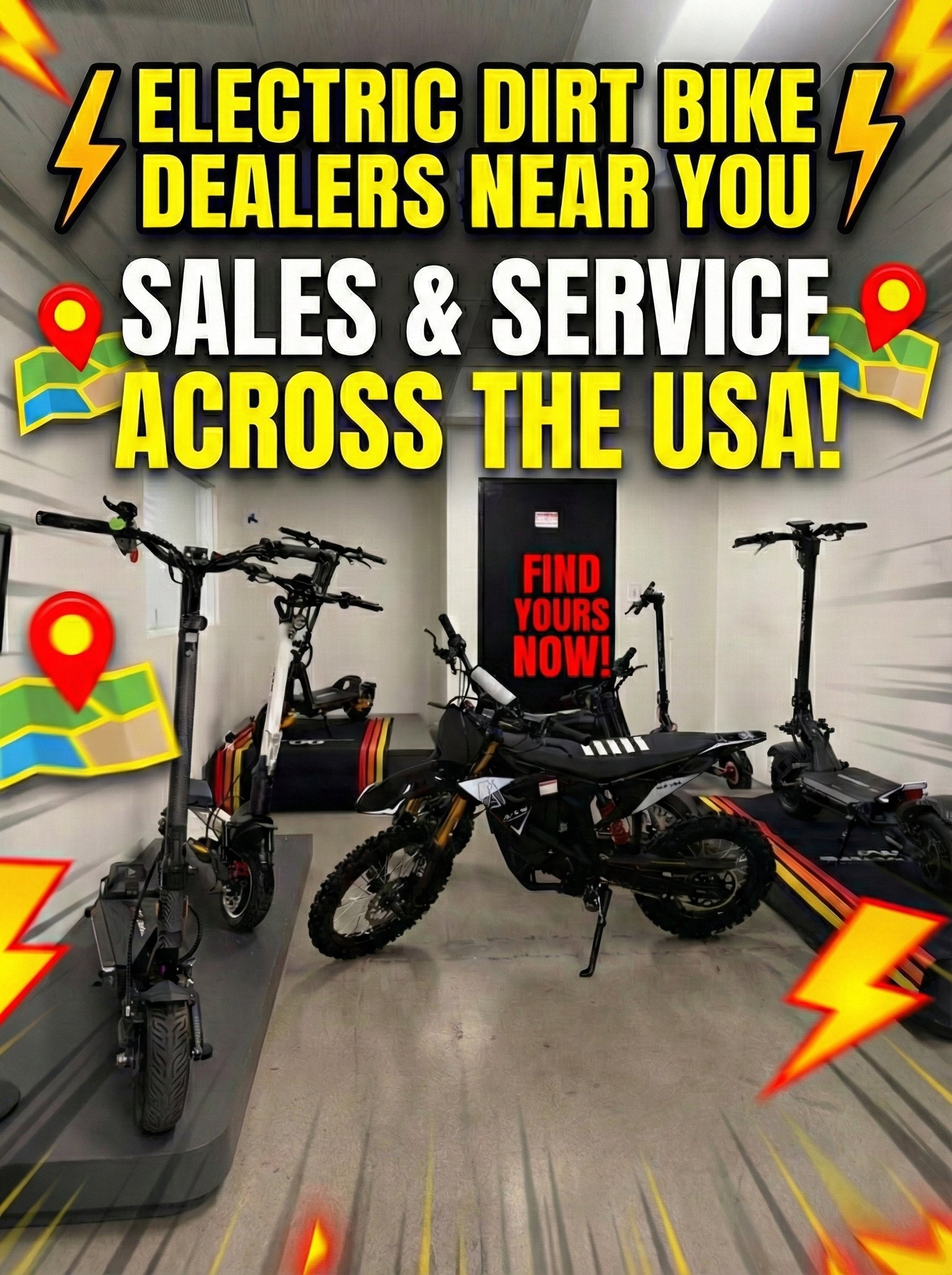 Electric Dirt Bike Dealers Near You | Sales & Service Across the USA