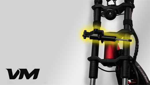 How to install a steering damper on the Kaabo Warrior,  King, and King GT