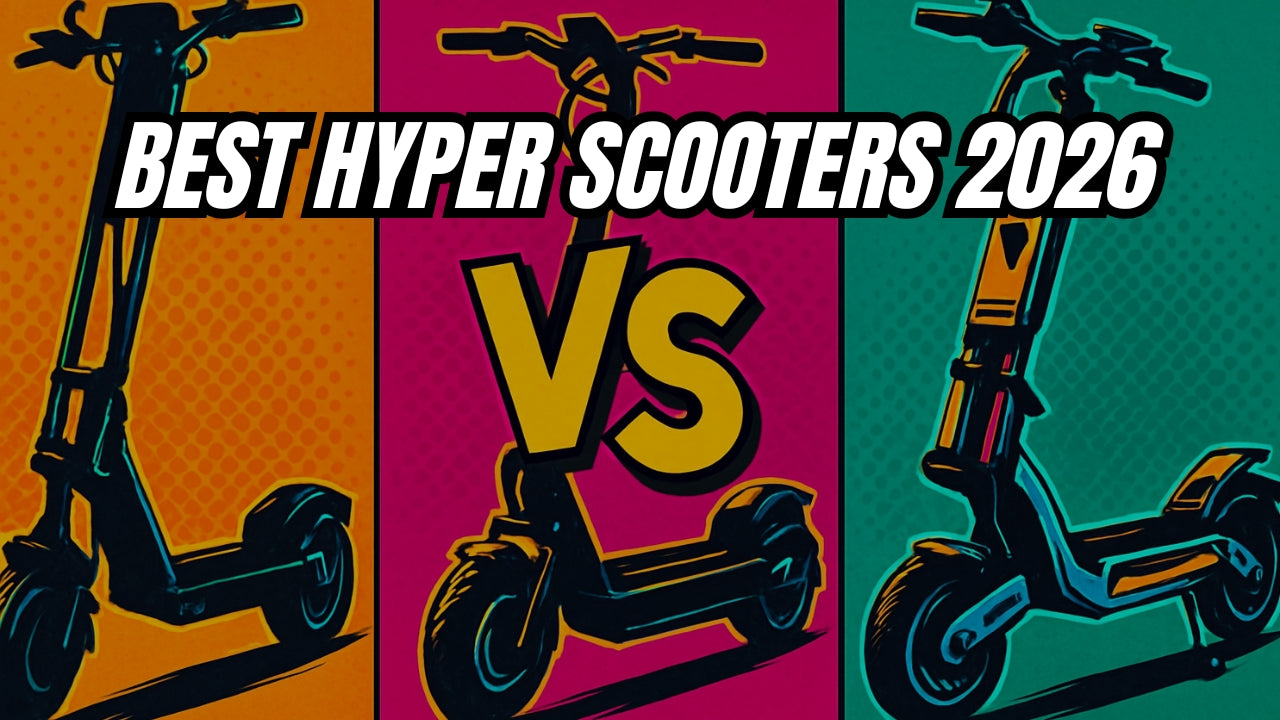 Scooter Size Showdown: RS Midnight vs. Teverun Fighter Supreme 7260R vs. Hooga Daytona
