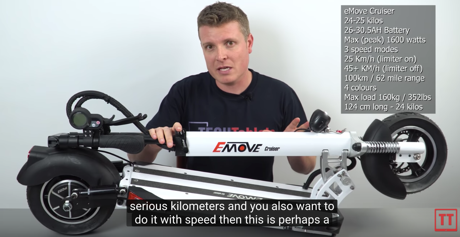 REVIEW of EMOVE Cruiser Electric Scooter by Techtablets.com