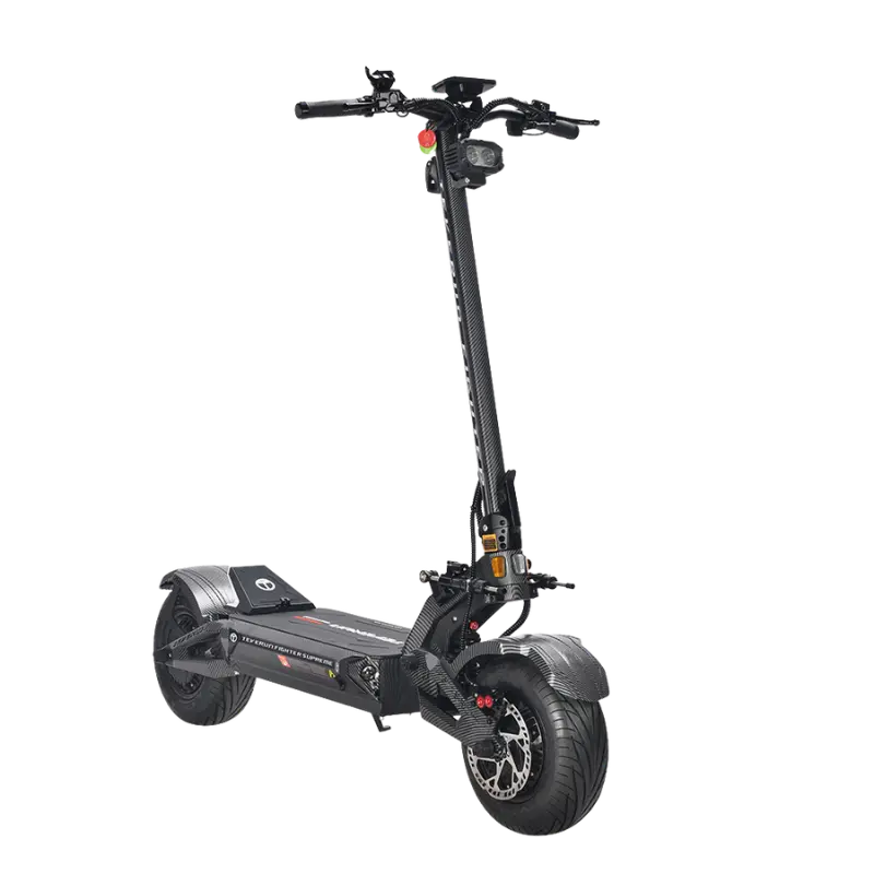 Teverun Fighter Supreme 7260R electric scooter, compared against the Fighter Supreme Ultra 2.0 11-inch model