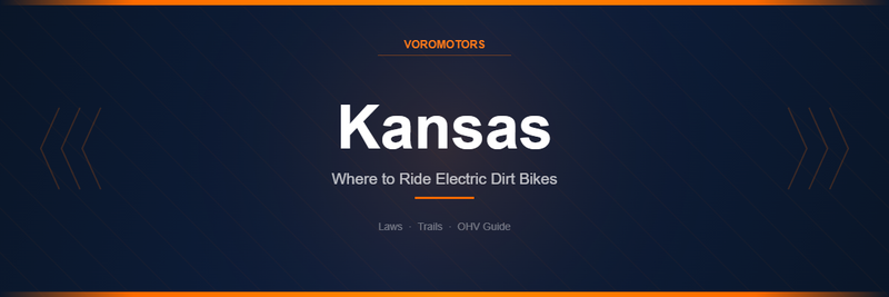 Where to Ride Electric Dirt Bikes in Kansas: Laws, Trails, and OHV Guide