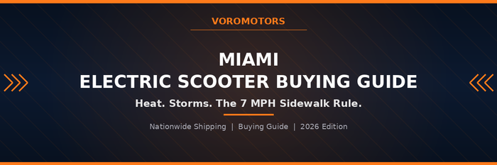The Miami Electric Scooter Buying Guide: What Actually Matters for Miami Riders