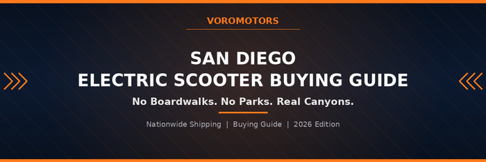 The San Diego Electric Scooter Buying Guide: What Actually Matters for San Diego Riders