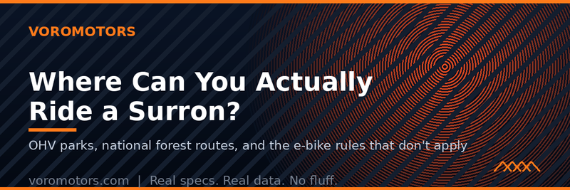 Where can you actually ride a Surron off-road guide header image