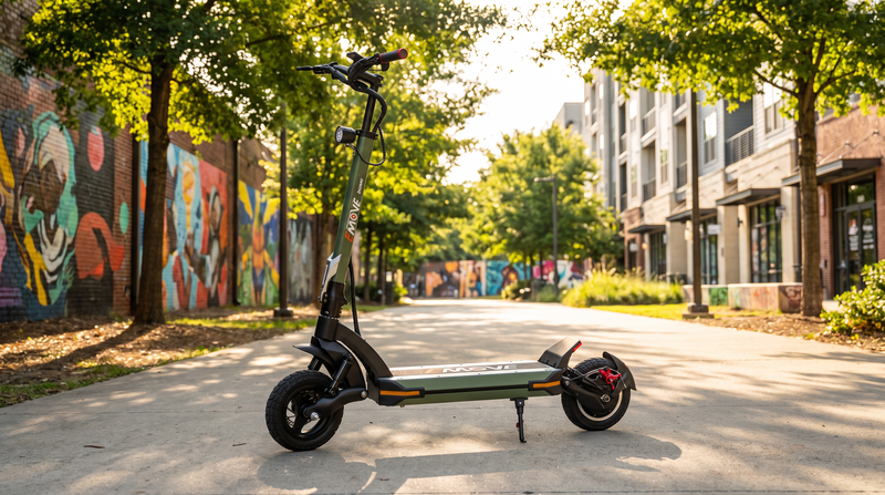 VoroMotors electric scooter on the Atlanta BeltLine