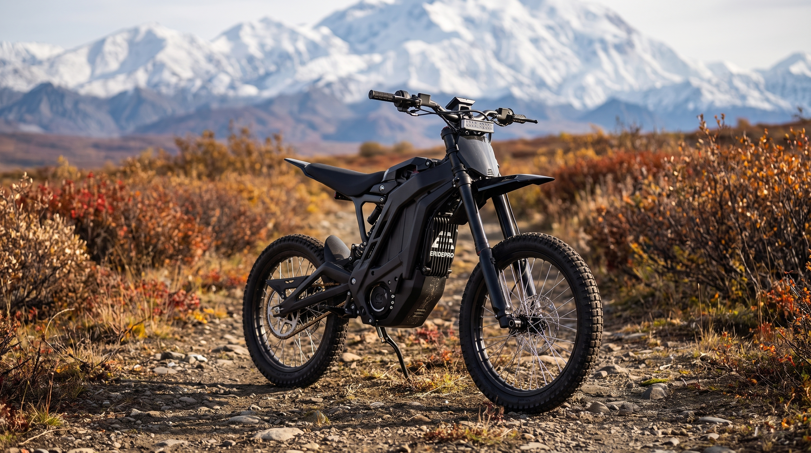VoroMotors electric dirt bike in Alaska