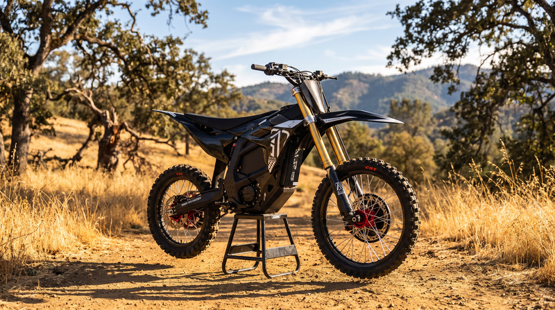 VoroMotors electric dirt bike in California