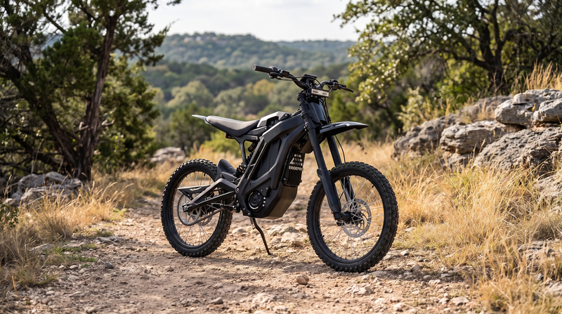VoroMotors electric dirt bike in Texas