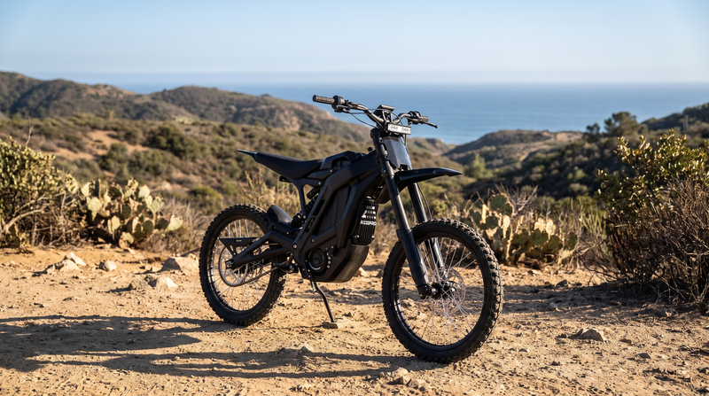 VoroMotors electric dirt bike in San Diego County
