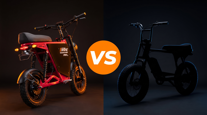 EMOVE RoadRunner Pro V2 versus LiveWire S4 Honcho street legal showdown