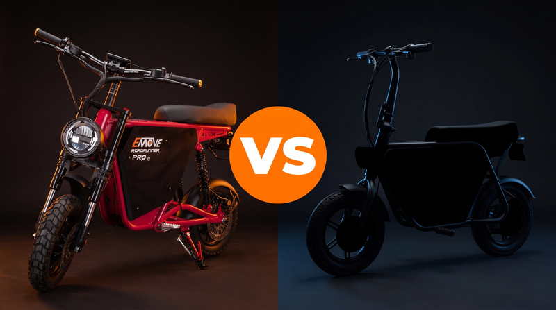 EMOVE RoadRunner Pro V2 versus LiveWire S4 Honcho cost of ownership showdown