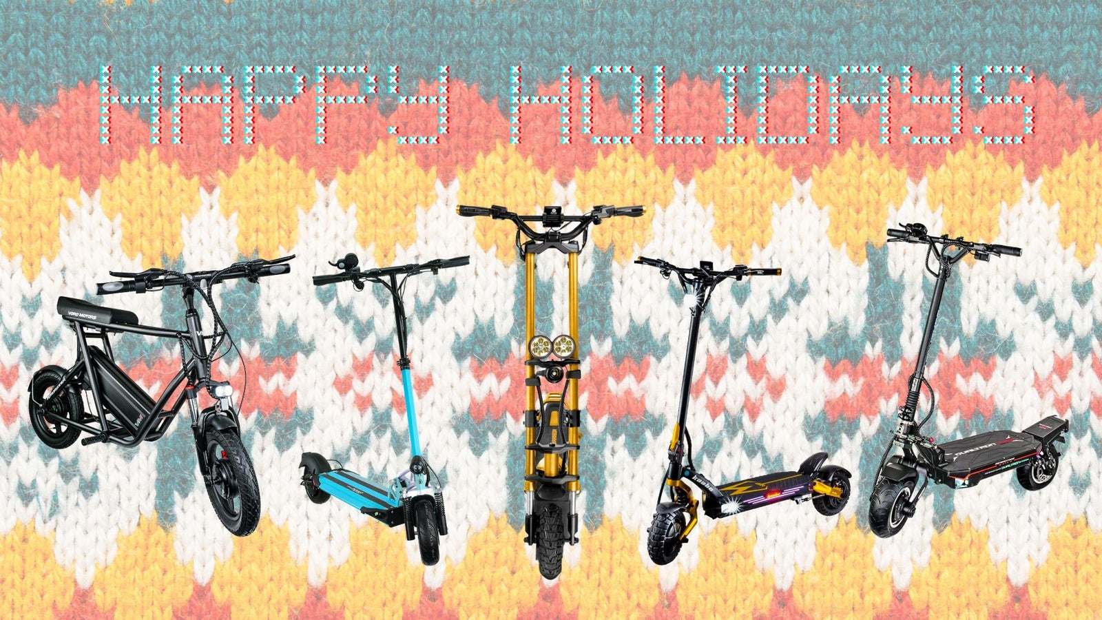 Holiday Wishlist header image for Voro Motors scooters promotion