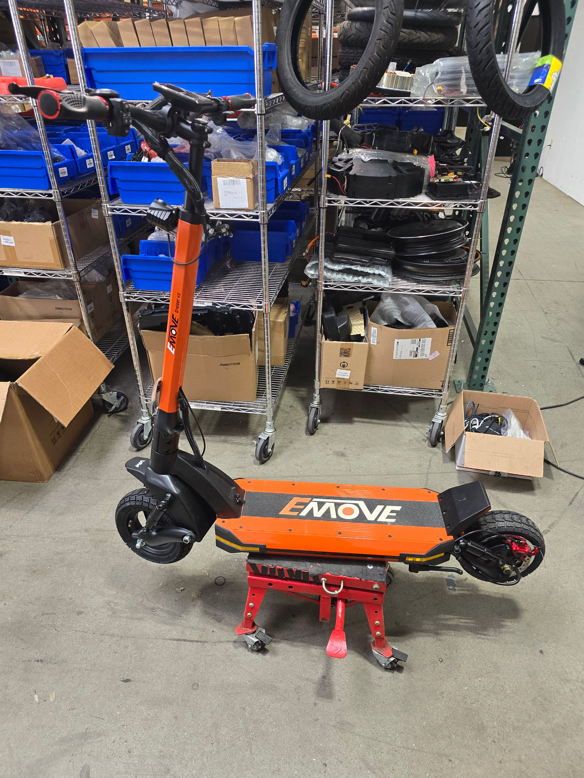 Open Box — EMOVE Cruiser V2 – 52V and 60V Quad Suspension 62-Mile Long-Range Electric Scooter - EMOVE Orange / 52V Single Motor (Unit OB-0036) — 1000033564.jpg