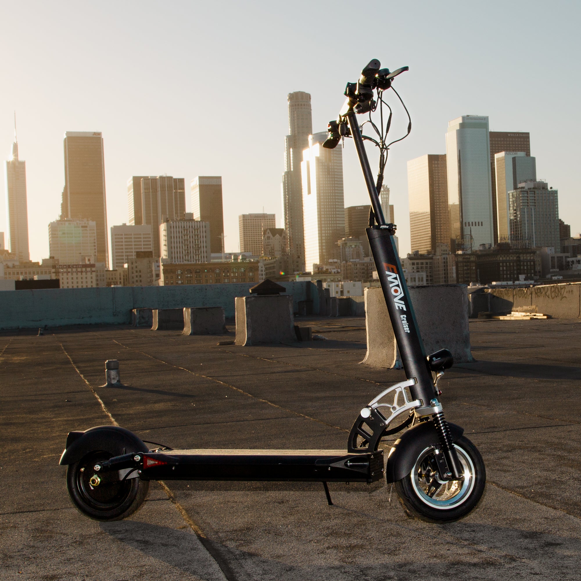 EMOVE Cruiser Electric Scooter Rooftop Shot