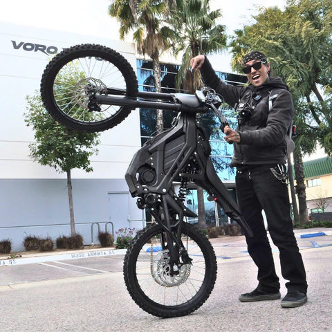 E Ride Pro SS 2.0 Long Range Electric Dirt EBike 72V VORO MOTORS
