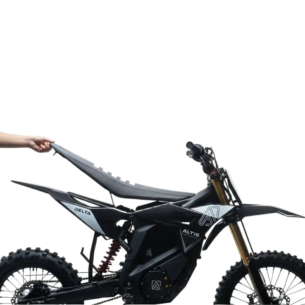 Altis Delta - Electric Mini Pit Dirt EBike 72V 35Ah - seat open