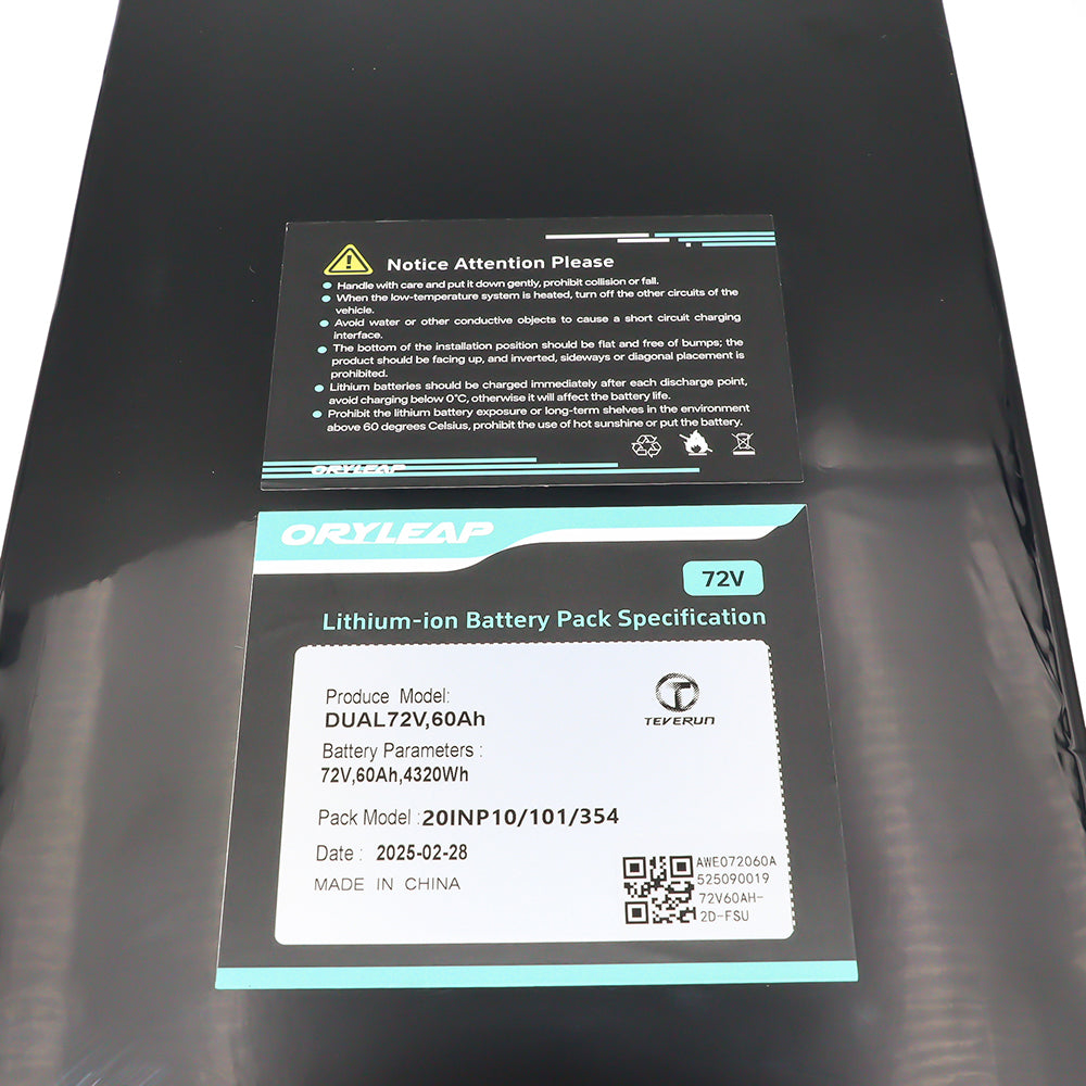 72V 60Ah Battery for Fighter Supreme 7260R