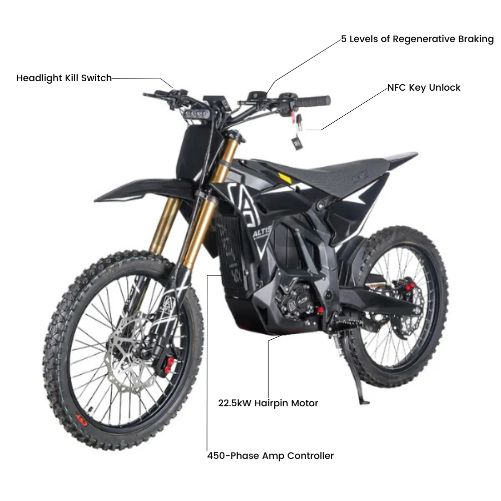 Altis Sigma - Meilleur vélo tout-terrain électrique 98 V 35 Ah 