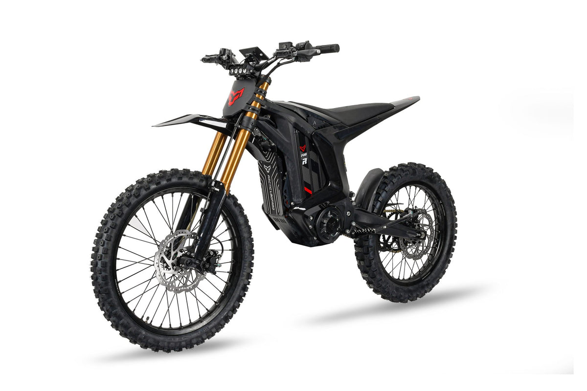 Arctic Leopard XE Pro R side view showing frame and long-travel suspension