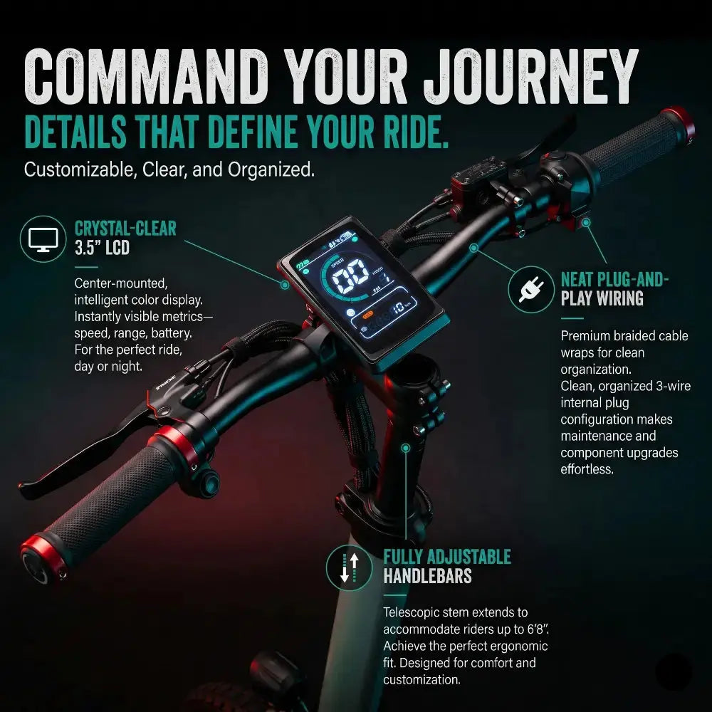 EMOVE Cruiser V2 – 52V and 60V Quad Suspension 62-Mile Long-Range Electric Scooter