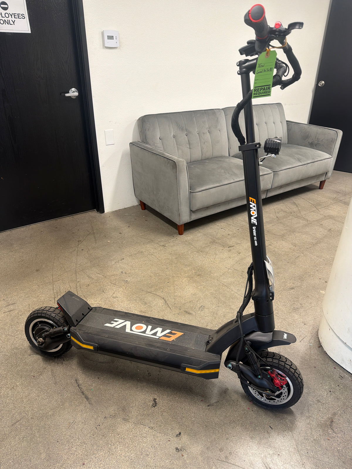 Open Box — Refurbished EMOVE Cruiser 52V 1600W Dual Suspension Foldable Electric Scooter - Black (Unit OB-0014) — image.jpg