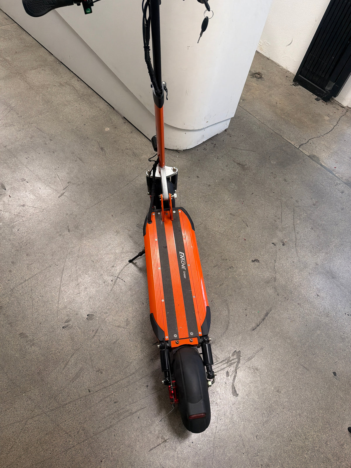 Open Box — Refurbished EMOVE Cruiser 52V 1600W Dual Suspension Foldable Electric Scooter - Orange (Unit OB-0017) — image.jpg