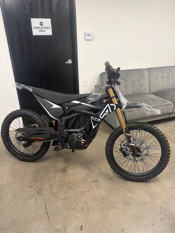 Open Box — Altis Sigma - Best Off-Road Dirt EBike - High Performance 98V - Standard (19" Front / 19" Rear) / Red (Unit OB-0010)