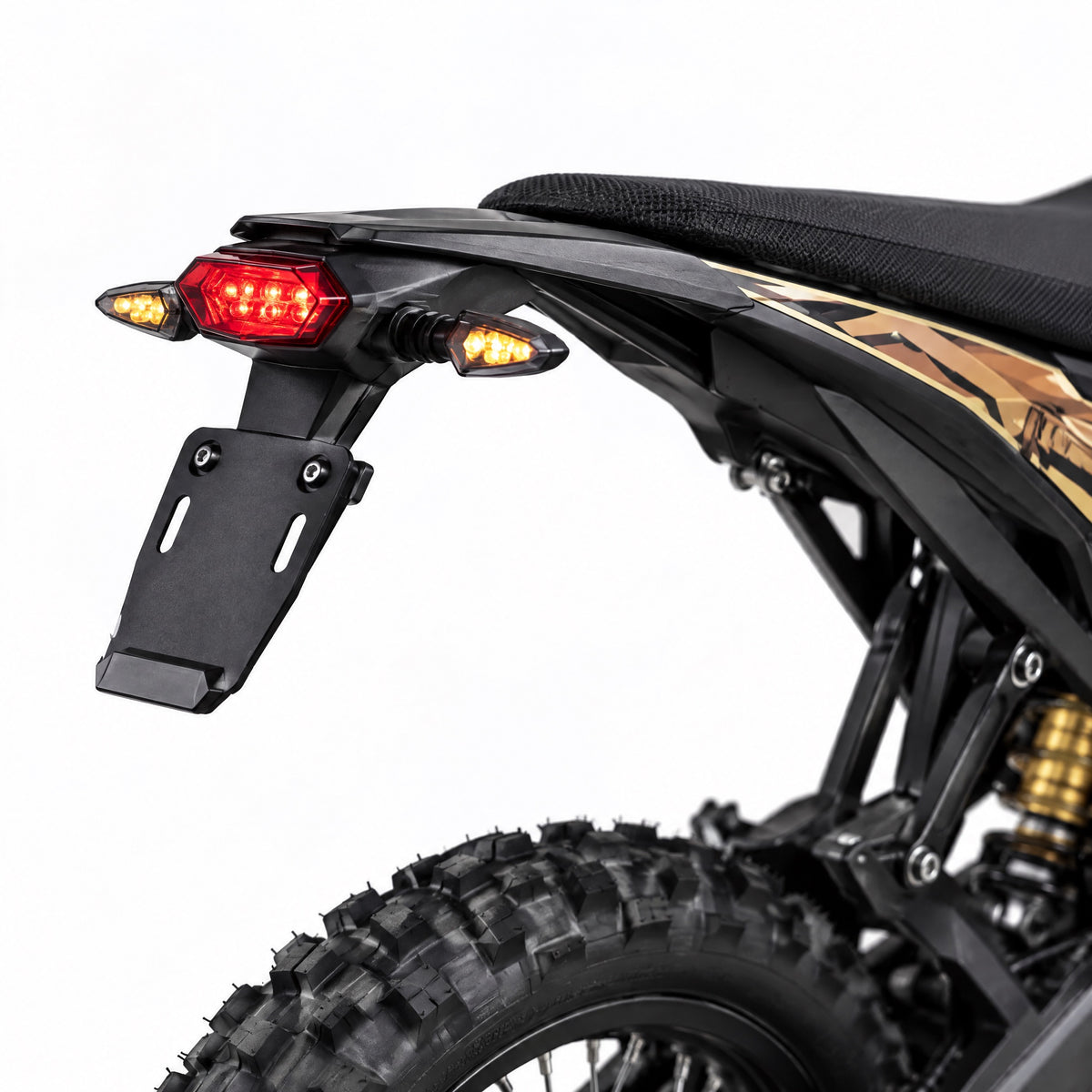 2026 Surron Ultra Bee tail light, rear turn signals and license plate holder