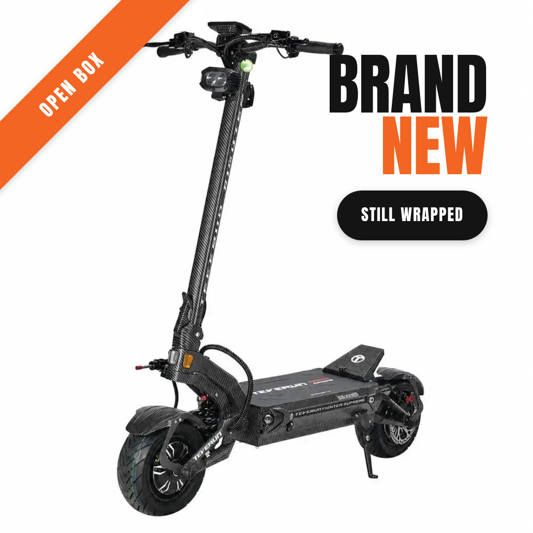 Open Box — Teverun Fighter Supreme Ultra 2.0 11 Inch 72V 60AH Samsung Cells App Enabled Adult Electric Scooter 2026 (Unit OB-0033)