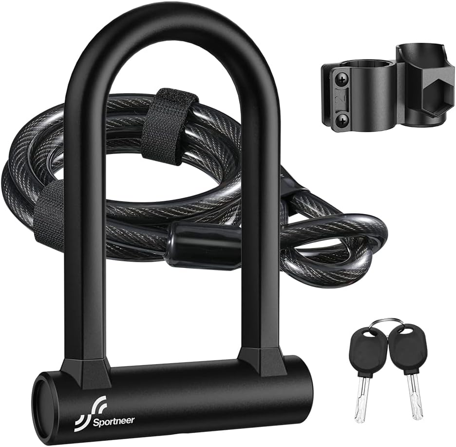 (2 Pack) Heavy Duty U-Lock