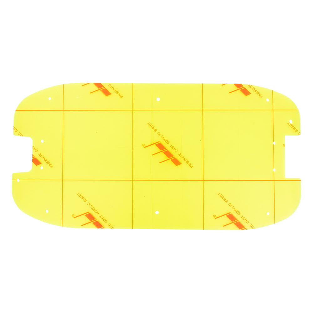 Couverture de pont en acrylique jaune translucide pour Dualtron Thunder, Dualtron Thunder II
