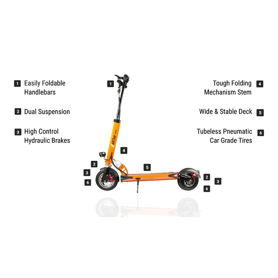 TwinDamp — dual suspension on 10-inch tubeless